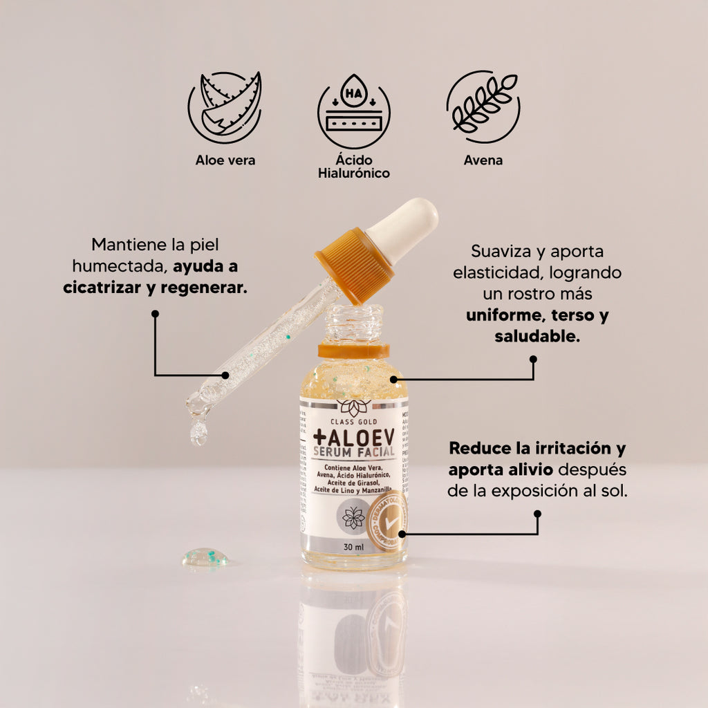 SÉRUM FACIAL + ALOEV