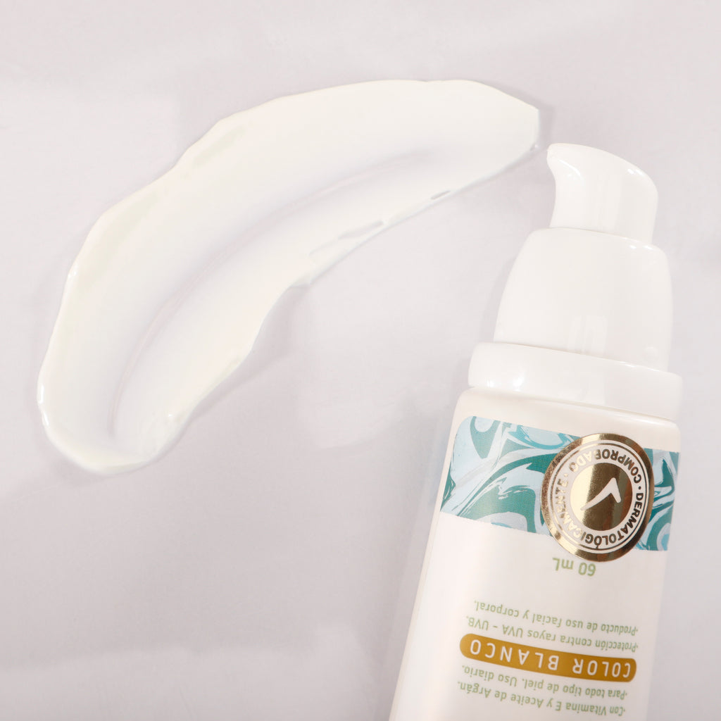 BLOQUEADOR FACIAL COLOR BLANCO